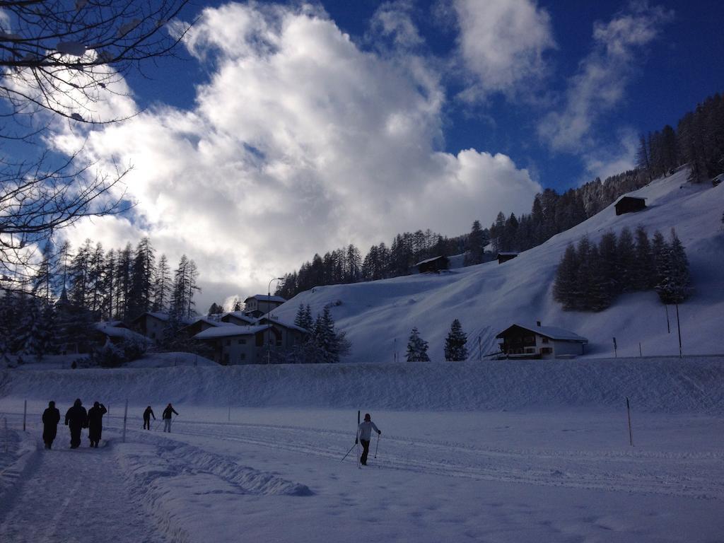Ferienwohnung Gadenstatt Davos Bagian luar foto